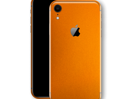 iPhone XR GLOSSY FIERY ORANGE TUNING Metallic Skin Sale