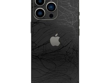 iPhone 13 PRO LUXURIA BLACK WEB Textured Skin Hot on Sale