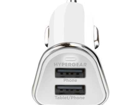 17W Dual USB Car Charger | White Supply