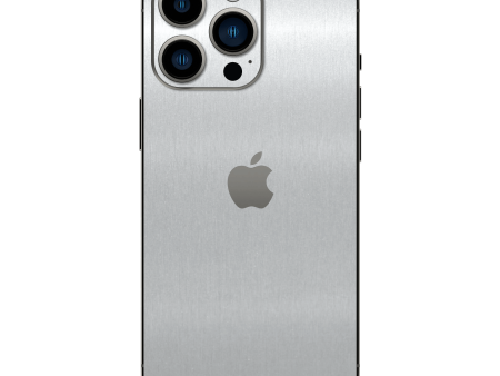 iPhone 13 PRO BRUSHED ALUMINIUM Metallic Skin Fashion