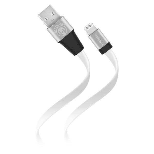 Flexi USB to MFi Lightning Flat Cable | 6ft | White Discount