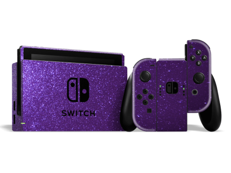 Nintendo SWITCH Diamond PURPLE Skin For Cheap