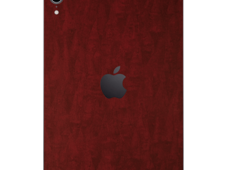 iPad mini 7 LUXURIA Scarlet Satin Wood Skin Cheap