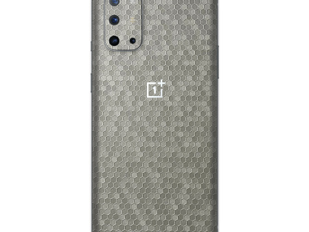 OnePlus 8T LUXURIA SILVER HONEYCOMB 3D TEXTURED Skin Supply