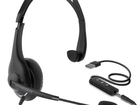 V100 Office Professional Wired Headset Hot on Sale