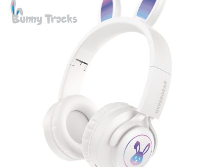 Bunny Tracks Wireless Light-Up Headphones | White on Sale