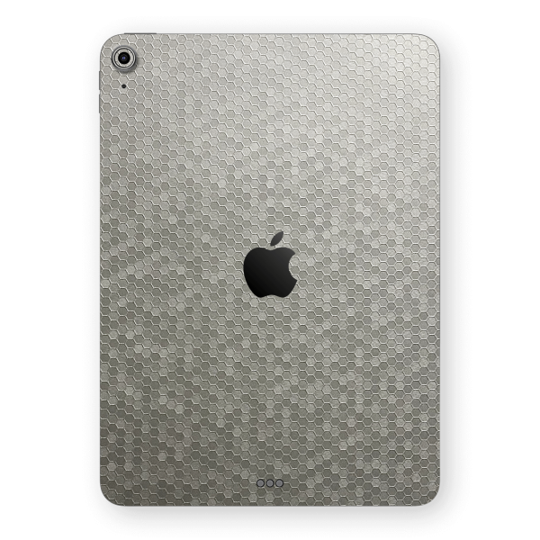 iPad AIR 4 5 (2020 2022) LUXURIA SILVER HONEYCOMB 3D TEXTURED Skin Hot on Sale