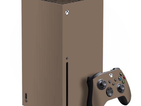 XBOX Series X Soft-Touch MOCHA Taupe StealthMatte Skin on Sale