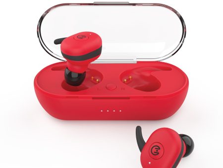 Active True Wireless Earbuds USB-C Red For Discount