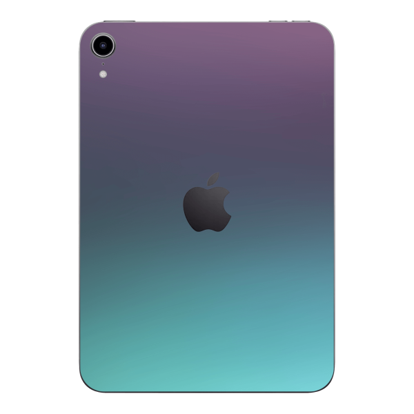 iPad mini 7 CHAMELEON TURQUOISE LAVENDER Matt Metallic Skin Cheap