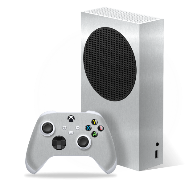 Xbox SERIES S BRUSHED ALUMINIUM Metallic Skin Discount