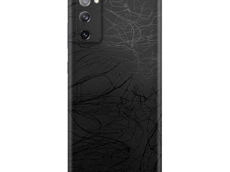 Samsung Galaxy S20 (FE) LUXURIA BLACK WEB Textured Skin Fashion