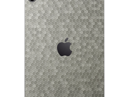 iPad MINI 6 (2021) LUXURIA 3D TEXTURED SILVER HONEYCOMB Skin Online Hot Sale