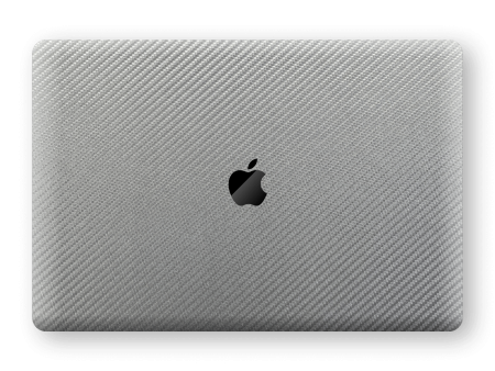 MacBook Pro 13  (No Touch Bar, 2016-2018) 3D Textured CARBON Fibre Skin - Metallic Grey Online now