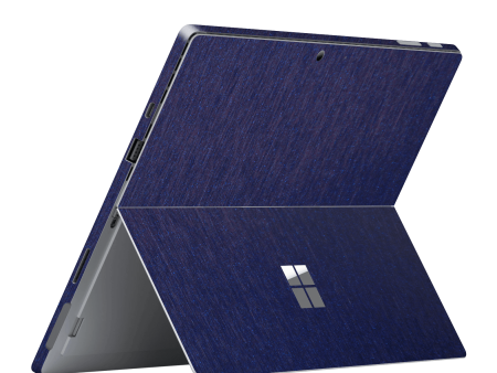 Microsoft Surface Pro 7 BRUSHED BLUE Metallic Skin Discount