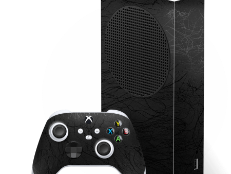 Xbox SERIES S LUXURIA BLACK WEB Textured Skin Cheap