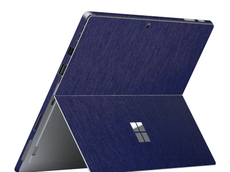 Microsoft SURFACE PRO 6 BRUSHED BLUE Metallic Skin Discount