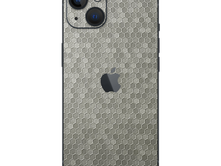 iPhone 14 Plus LUXURIA SILVER HONEYCOMB 3D TEXTURED Skin Supply