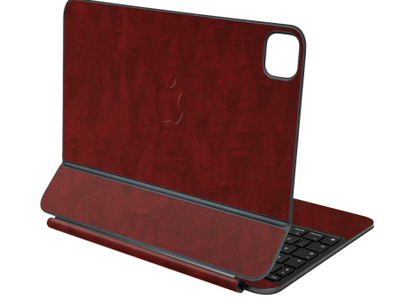 Magic Keyboard for iPad Pro 11” (M4, 2024) LUXURIA Scarlet Satin Wood Skin Online