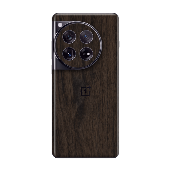 OnePlus 12 LUXURIA Textured DARK WALNUT Skin For Cheap