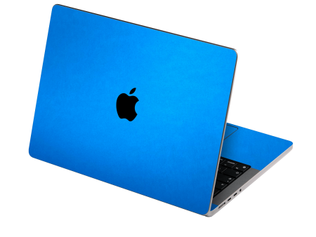 MacBook PRO 16” (2024, M4) SATIN BLUE Metallic Skin on Sale