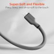 Flexi Pro USB-C to Lightning Soft-Touch Silicone Fast Charge Cable | 4ft | Gray Cheap