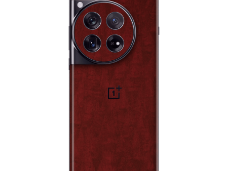 OnePlus 12 LUXURIA Scarlet Satin Wood Skin on Sale