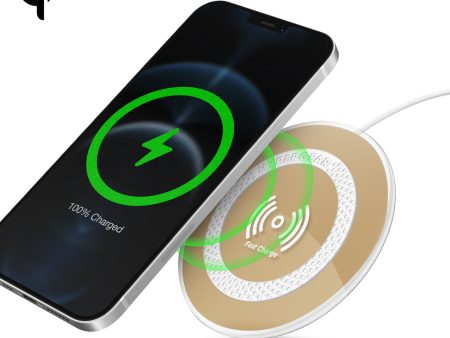 ChargePad Pro 15W Wireless Fast Charger | Gold Hot on Sale