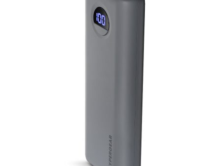 20,000mAh | Power Pack Pro+ Fast Charge Power Bank with 35W USB-C PD PPS and Digital Display | Gray Hot on Sale