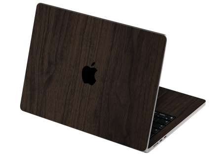 MacBook AIR 13.6  (2022 2024) LUXURIA Textured DARK WALNUT Skin Online now