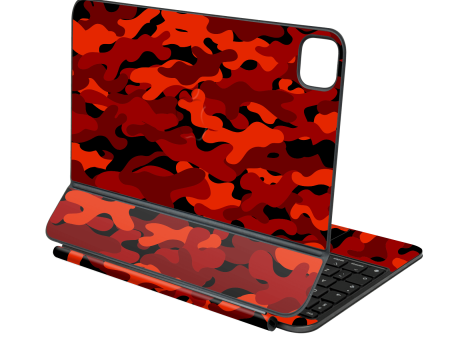 Magic Keyboard for iPad PRO 13” (M4, 2024) SIGNATURE Fire CAMO Skin on Sale