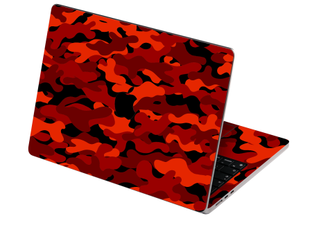 MacBook AIR 15  (2023 2024) SIGNATURE Fire CAMO Skin Online Sale