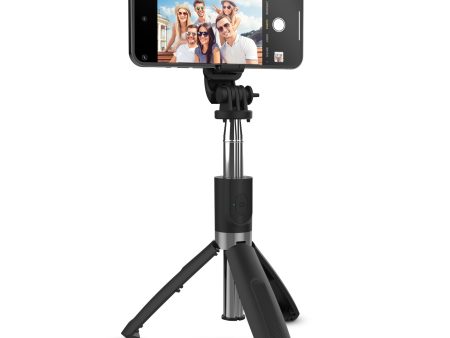 SnapShot Wireless Selfie Stick + Tripod | Black For Discount