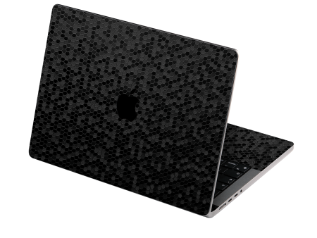 MacBook PRO 16” (2024, M4) LUXURIA BLACK HONEYCOMB 3D TEXTURED Skin Fashion