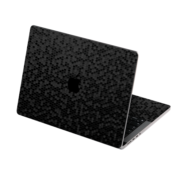 MacBook PRO 16” (2024, M4) LUXURIA BLACK HONEYCOMB 3D TEXTURED Skin Fashion