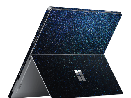 Microsoft Surface Pro 7 GLOSSY MIDNIGHT BLUE Metallic Skin For Cheap