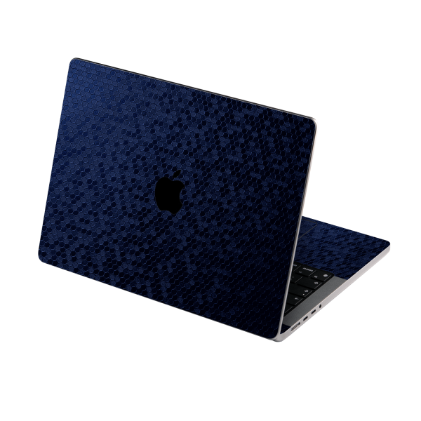 MacBook PRO 16” (2024, M4) LUXURIA Navy Blue HONEYCOMB 3D TEXTURED Skin For Cheap