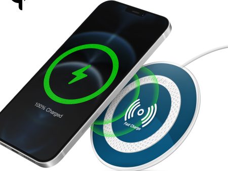 ChargePad Pro 15W Wireless Fast Charger | Blue Supply