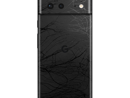 Google Pixel 6 LUXURIA BLACK WEB Textured Skin Online now